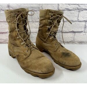 Vintage RO-SEARCH Combat Boots Mens 8W 8 W Hot Weather Desert Military Army Tan